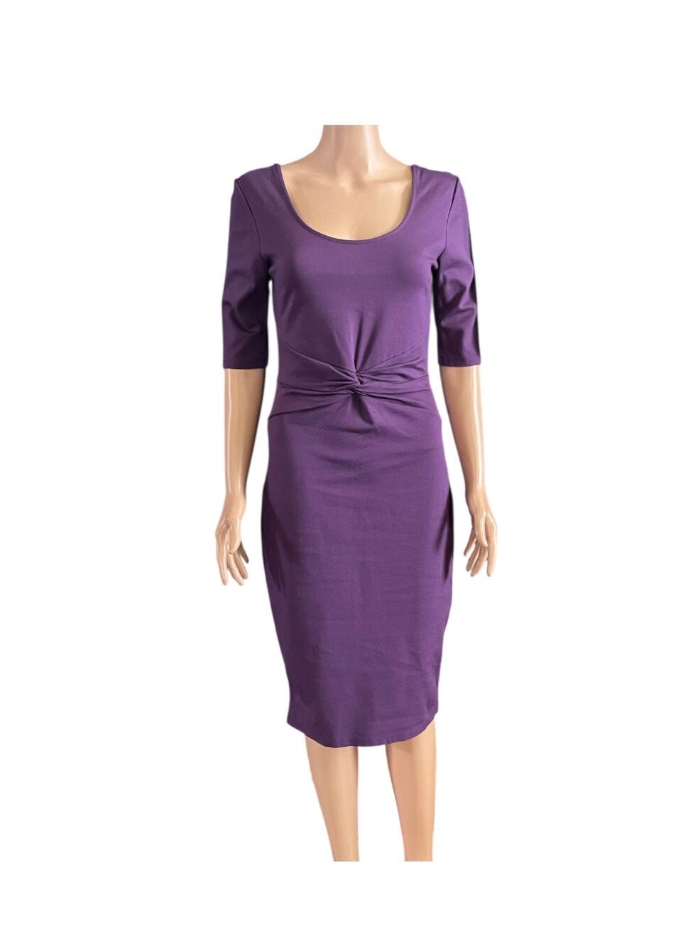 Soul Harmony Energy Women's Purple Midi Dress Size Medium